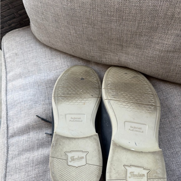 Florshiem Norwalk Cap Toe Oxfords Men's Black Leather Shoes Size 10 - Picture 3 of 3